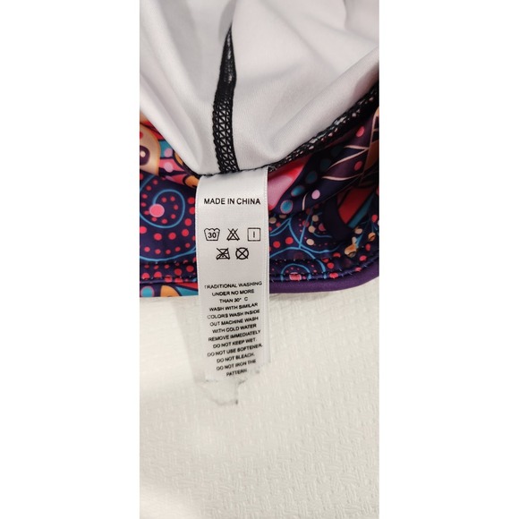 DOP DOVPOD Leggings M High Waist  Colorful Paisley/Mandala Print Fitness Yoga - Picture 9 of 9